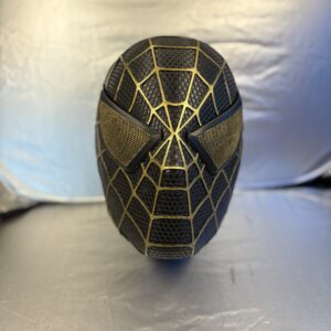 Gold Spiderman helmet